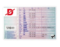 ID Führerschein-Entwertungslabel